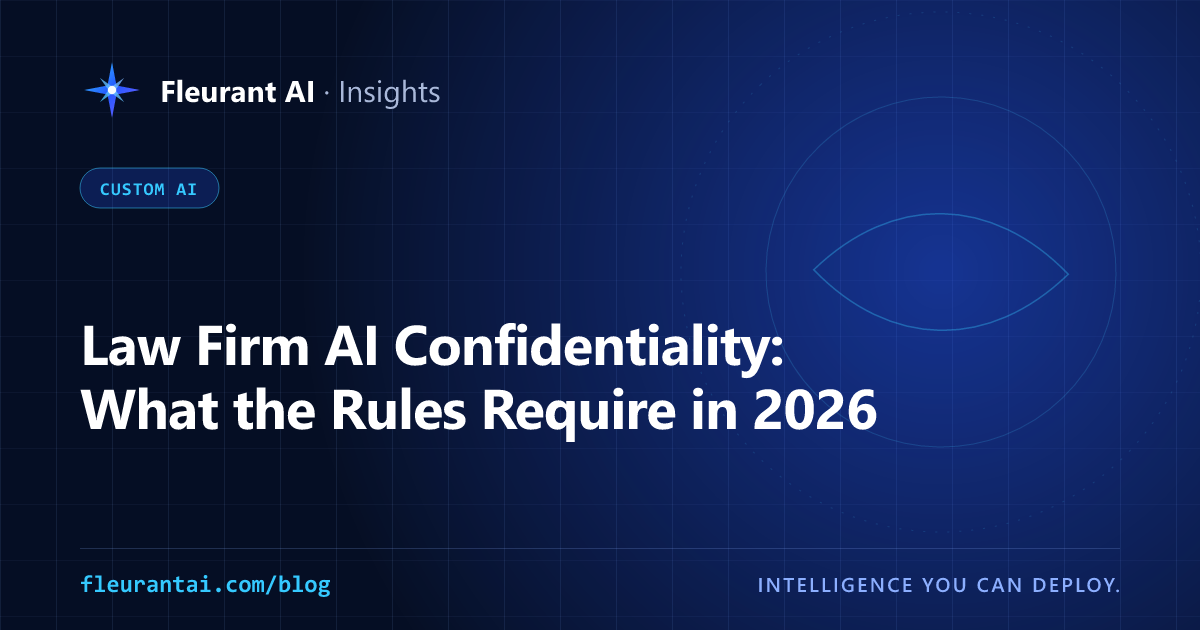 Cover image for an article about protecting client confidentiality when law and accounting firms use AI