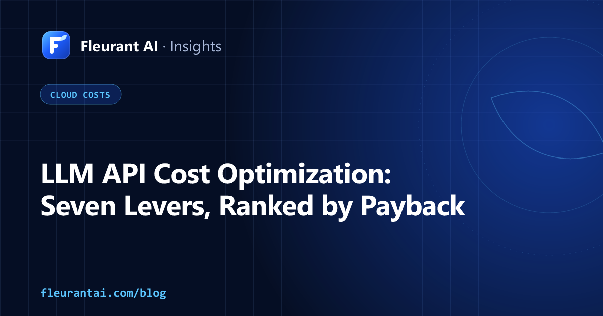 Cover image for an article about optimizing LLM API costs with caching, batching and model routing