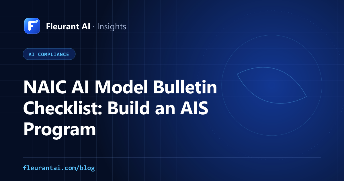 Cover image for an article about building an AIS Program that meets the NAIC AI model bulletin